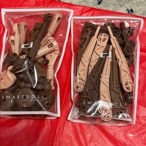 Smart Doll Frame Parts Set in Brown and Tan.